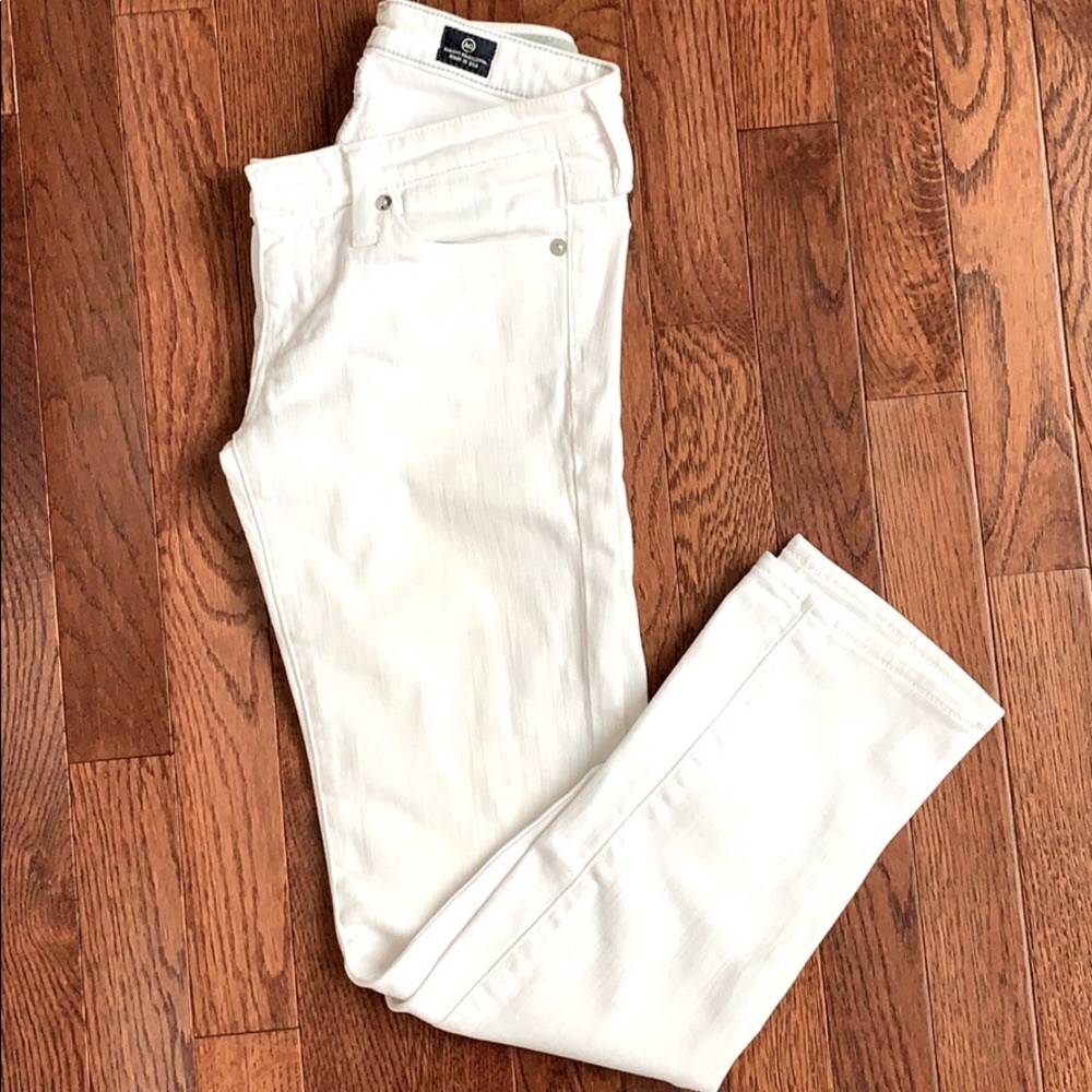 AG The Stilt cigarette jean white